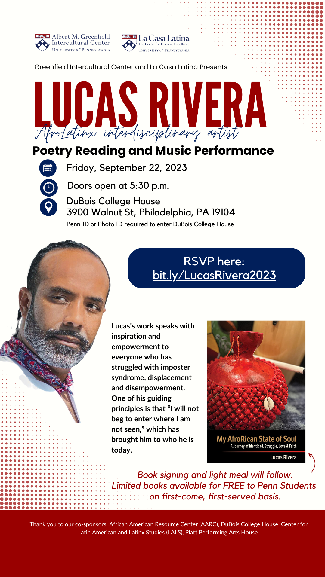 Lucas Rivera Event Poster Image of Event Poster