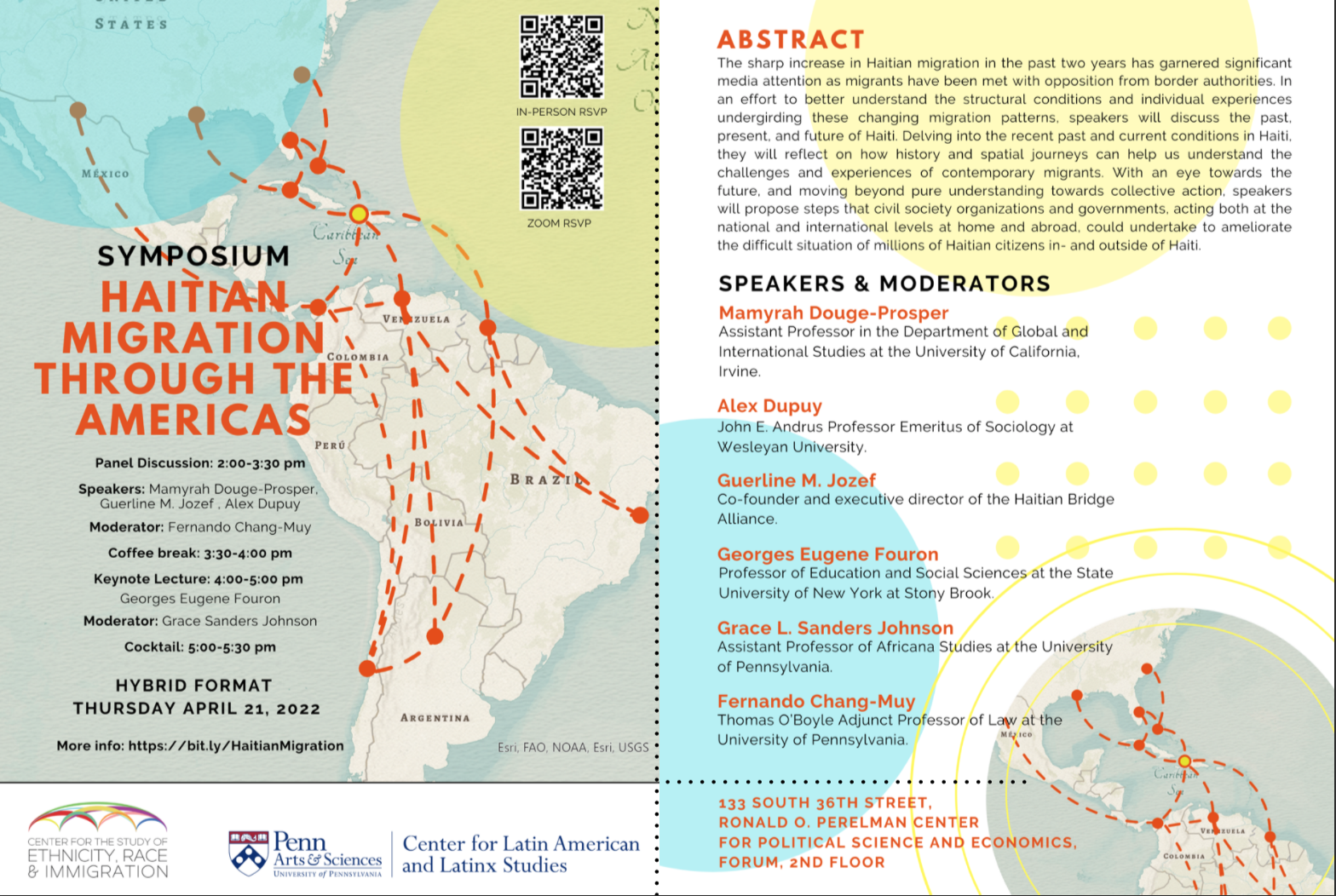 Symposium: “Haitian migration through the Americas”